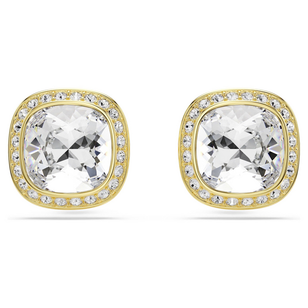 SWAROVSKI UNA ANGELIC CUSHION CUT GOLD - ACCESSORIES JEWELRY EARRINGS - 5764762