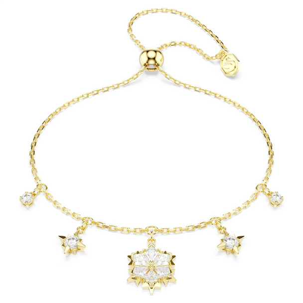 SWAROVSKI MAGIC SNOWFLAKE GOLD MIXED CUT - ACCESSORIES JEWELRY BRACELET - 5757800