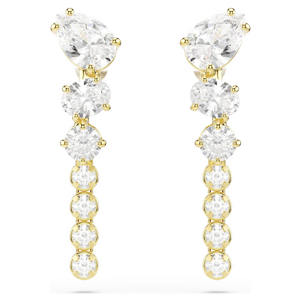 SWAROVSKI MESMERA WHITE/GOLD DROP - ACCESSORIES JEWELRY EARRINGS - 5762696