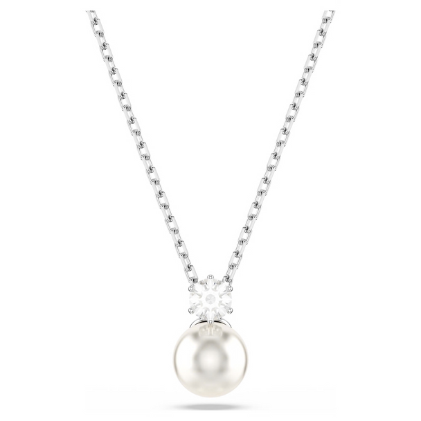 SWAROVSKI MATRIX CRYSTAL PEARL ROUND CUT - ACCESSORIES JEWELRY NECKLACE - 5693897