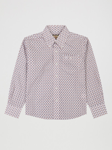WRANGLER BOYS RED PAISLEY PRINT - KIDS BOYS SHIRT - 112381631