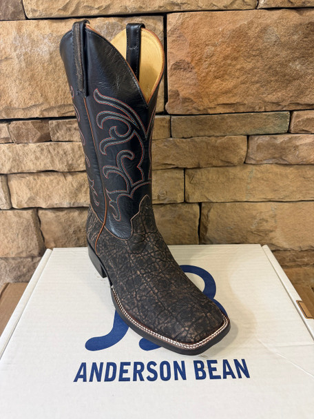 ANDERSON BEAN BOOT CHESTNUT SAFARI ELEPHANT BLACK - BOOT MENS WESTERN - 361525