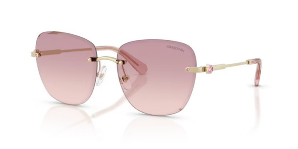 SWAROVSKI SQUARE PALE GOLD VIOLET - SUNGLASS SWAROVSKI  - 7043401368