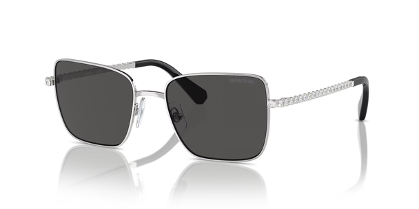 SWAROVSKI SQUARE SILVER DARK GREY - SUNGLASS SWAROVSKI  - 7015400187