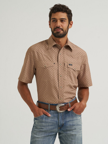 WRANGLER ATG X WESTERN KELP LATTICE - MENS SHIRT  - 112382438