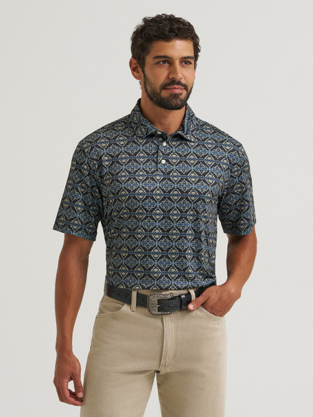 WRANGLER ATG X PERFORMANCE JET BLACK - MENS POLO  - 112382487