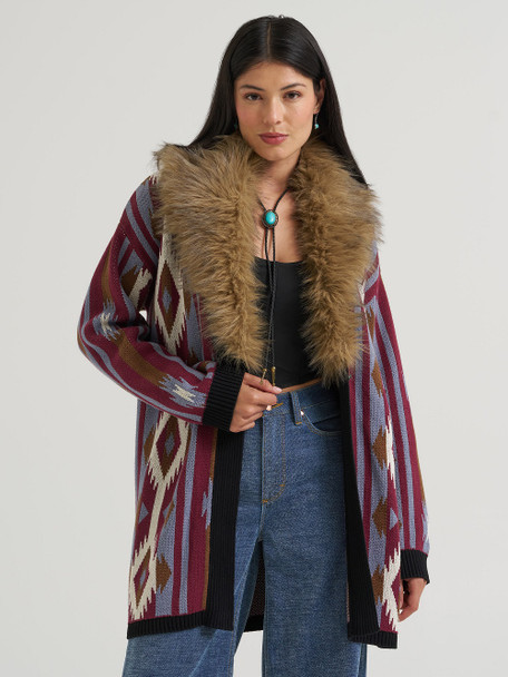 WRANGLER LAINEY WILSON DUSTER FUR - LADIES VESTS  - 112382837