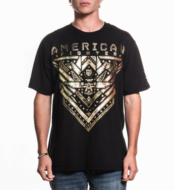 AMERICAN FIGHTER CORTEZ BLACK - MENS TEE  - FM16640