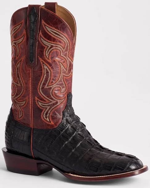LUCCHESE HENDRIK BLACK CAIMAN - BOOT MENS WESTERN - M4356.W8S-1001