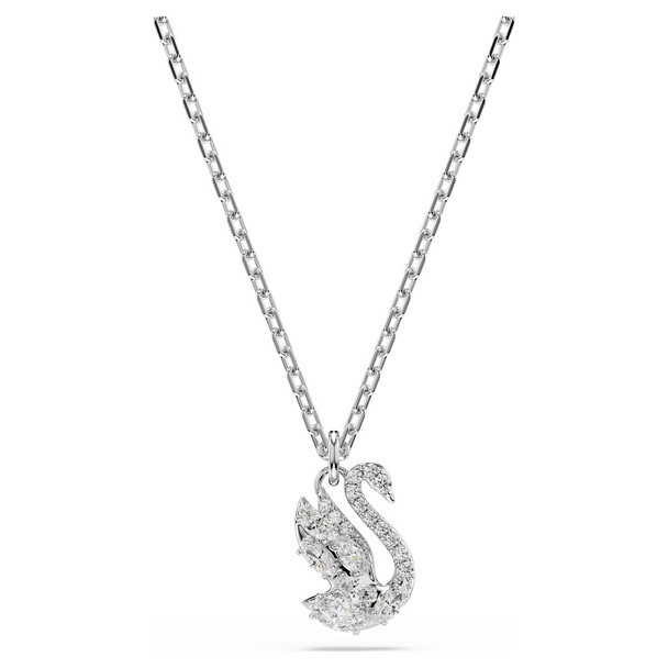 SWAROVSKI SWAN PENDANT SILVER - ACCESSORIES JEWELRY NECKLACE - 5754347