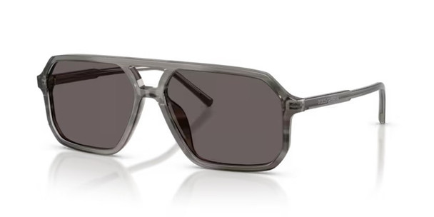 DOLCE & GABBANA GREY AVIATOR WITH STRIPE - SUNGLASS DOLCE & GABBANA  - 4541347987