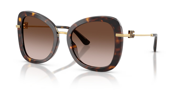 DOLCE & GABBANA LARGE BUTTERFLY HAVANA BROWN - SUNGLASS DOLCE & GABBANA  - 4535502/13