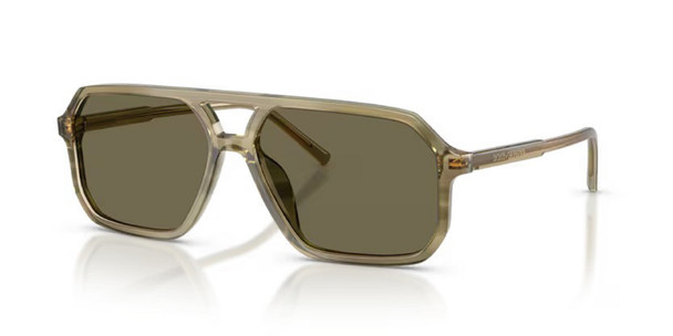 DOLCE & GABBANA PILOT TRANSPARENT GREEN STRIPE - SUNGLASS DOLCE & GABBANA  - 45413480/3