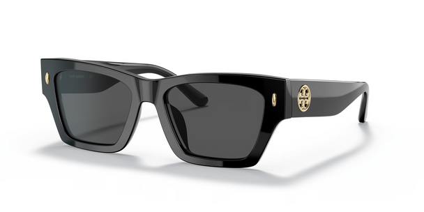 TORY BURCH SQUARE BLACK W/ SOLID GREY - SUNGLASS TORY BURCH  - 7169U170987