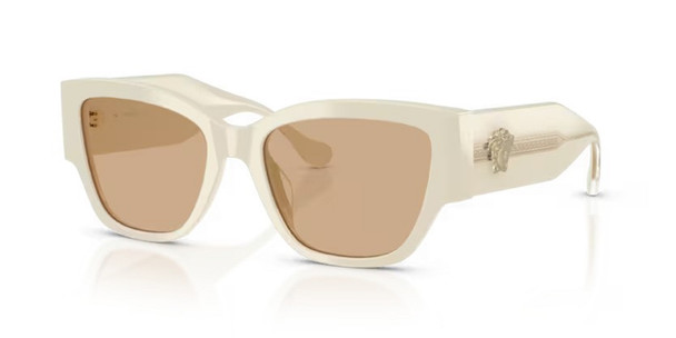 VERSACE CAT-EYE WHITE TALC YELLOW - SUNGLASS VERSACE  - 4509U5541/8