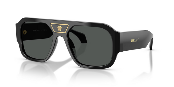 VERSACE NAVIGATOR BLACK WITH DARK GREY - SUNGLASS VERSACE  - 4508UGB1/87