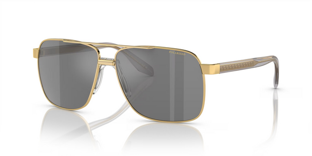 VERSACE GOLD W/ DARK GREY MIRROR POLAR - SUNGLASS VERSACE  - 21741002Z3