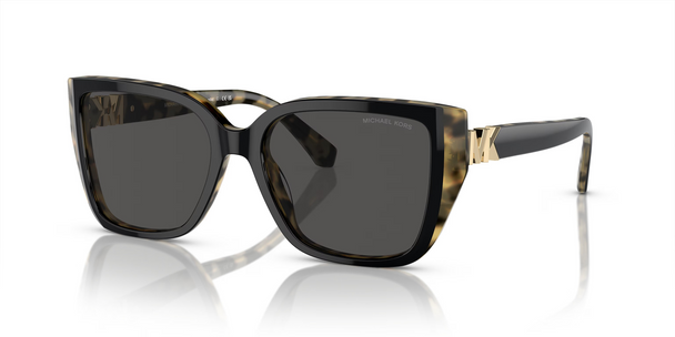 MICHAEL KORS ACADIA BI-LAYER BLACK/AMBER TO - SUNGLASS MICHAEL KORS  - 2199395087