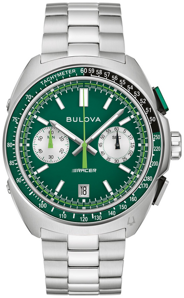 BULOVA RACER CHRONOGRAPH SS GREEN - ACCESSORIES WATCH BULOVA - 98B468