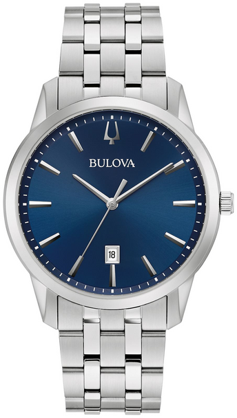 BULOVA SUTTON SS BLUE - ACCESSORIES WATCH BULOVA - 96B338