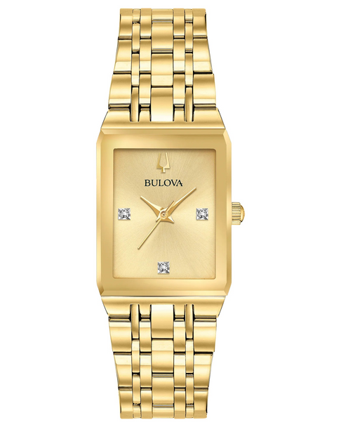 BULOVA QUADRA MODERN GOLD - ACCESSORIES WATCH BULOVA - 97P140