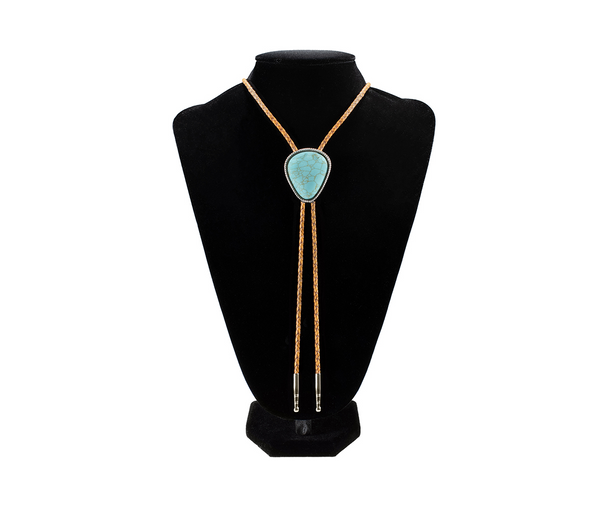 DOUBLE S LARGE BOLO TURQUOISE STONE - ACCESSORIES OTHER  - 22434