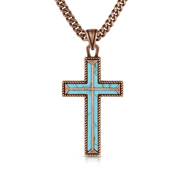 MONTANA SILVERSMITHS ETERNAL LIFE CROSS - ACCESSORIES JEWELRY NECKLACE - NC5840