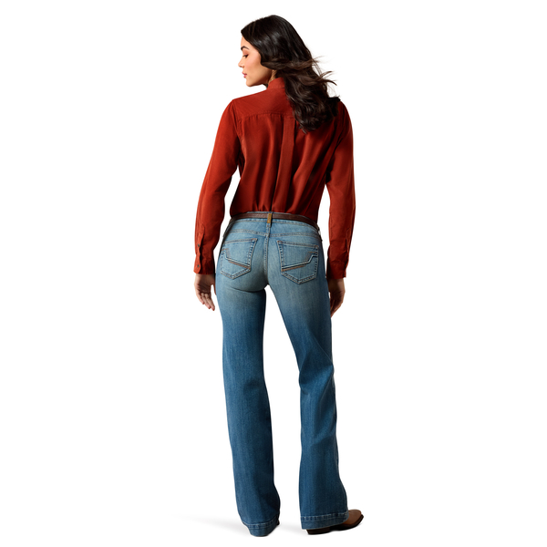 ARIAT MID RISE FABIANA TROUSER - LADIES JEANS  - 10079133