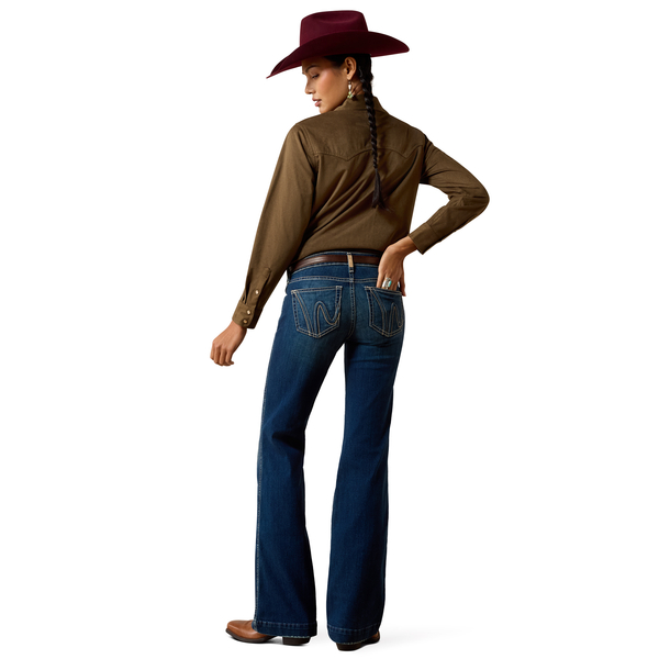 ARIAT PERFECT RISE KACY TROUSER - LADIES JEANS  - 10078947