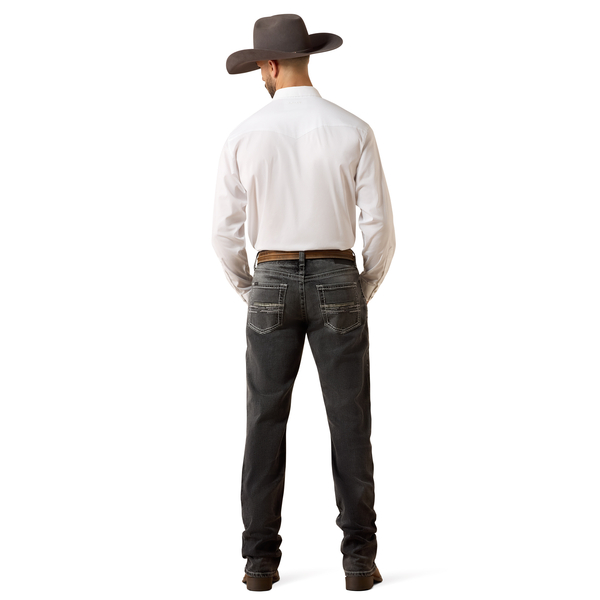 ARIAT M4 RELAXED STEVEN BOOT BLACK - MENS JEANS  - 10079035