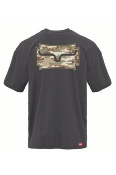 KIMES RANCH CAMO CREST GRAPHITE BLACK - MENS TEE  - MSH0000248-BK002