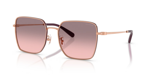 COACH CBZ51 SHINY ROSE GOLD / BORDEA - SUNGLASS COACH  - 7184D947813