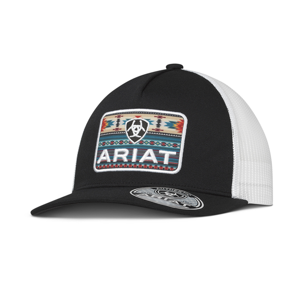 ARIAT BLACK SOUTHWEST PATCH - HATS CAP  - A300085801