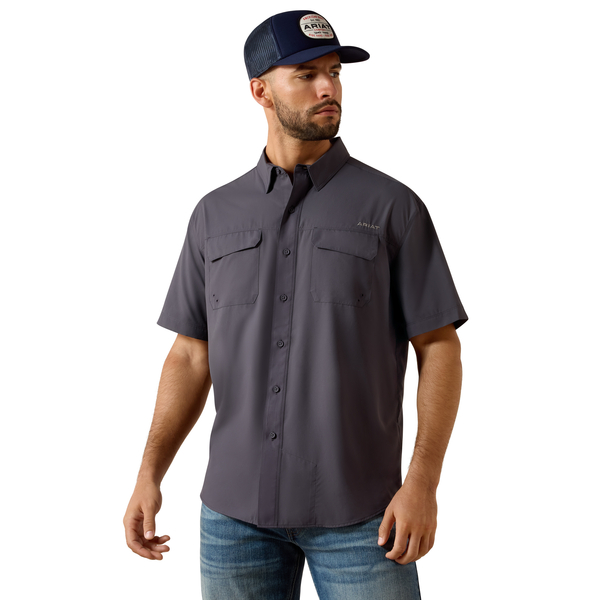 ARIAT VENTEK OUTBOUND CHARCOAL - MENS SHIRT  - 10081916