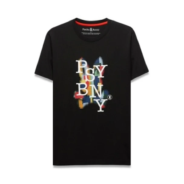 PSYCHO BUNNY WES GRAPHIC TEE-BLACK - MENS TEE  - MT0200397-001