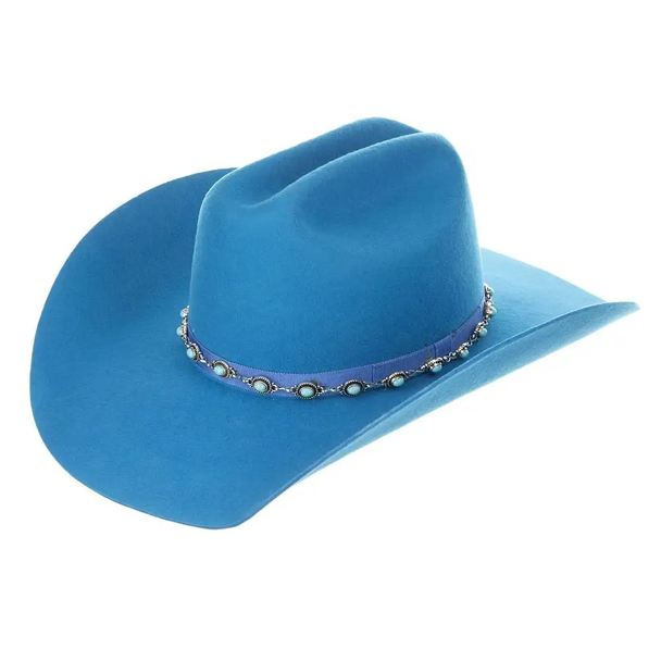 JUSTIN  HONKY TONK TURQUOISE - HATS WOOLS  - JUS11766-TURQ