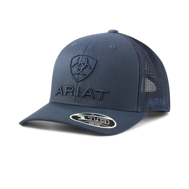 ARIAT NAVY LOGO WITH NAVY MESH - HATS CAP  - A300063903