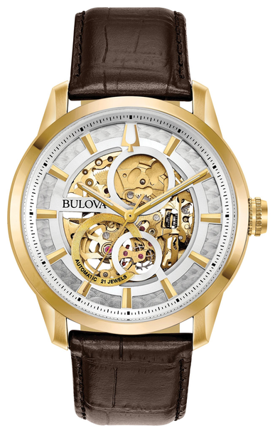 BULOVA SUTTON EXHIBITION DIAL LEATHER - ACCESSORIES WATCH BULOVA - 97A138