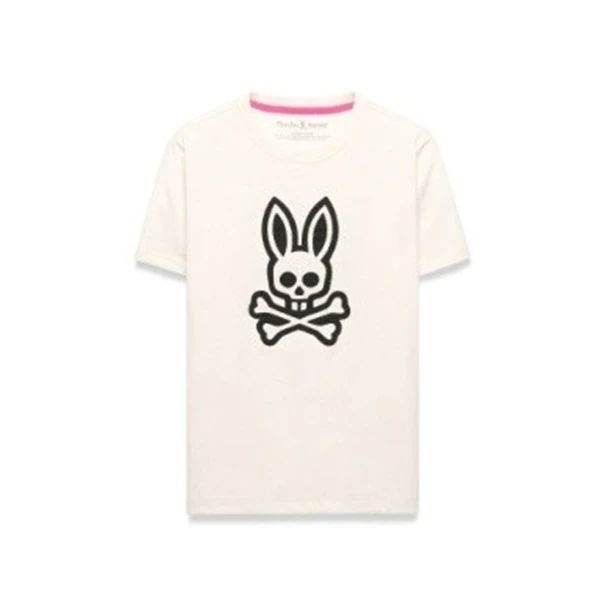 PSYCHO BUNNY ELIJAH PRISTINE GRAPHIC  TEE - KIDS BOYS SHIRT - KT0200191-250