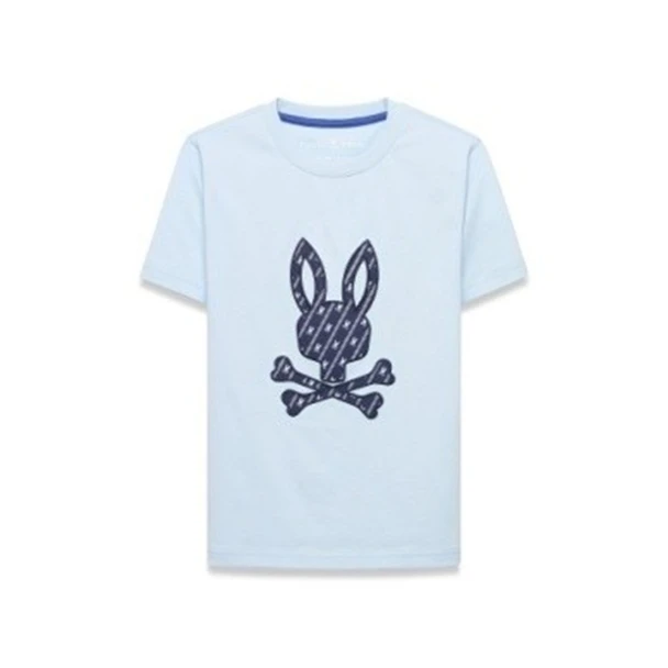 PSYCHO BUNNY JADEN SKYWAY GRAPIHIC TEE - KIDS BOYS SHIRT - KT0200269-434