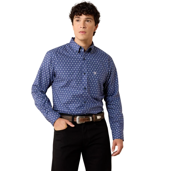 ARIAT OCEANA SOUTHWEST GEO PRINT - MENS SHIRT  - 10079259