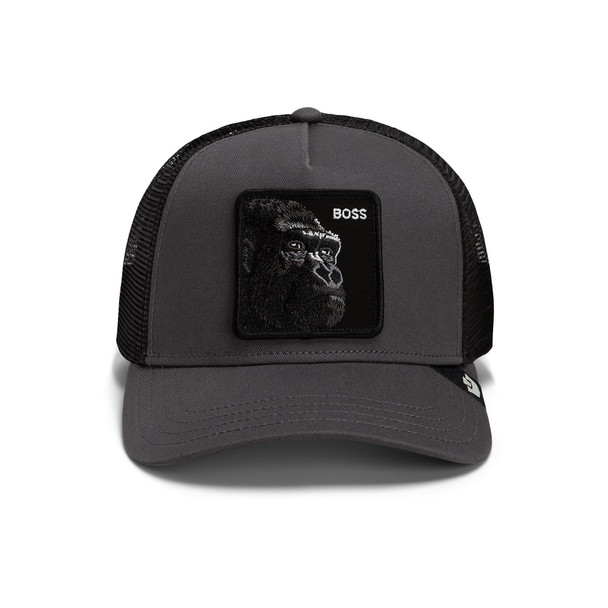 GOORIN BROS THE BOSS TRUCKER GREY - HATS CAP  - 101-3836-OIL01