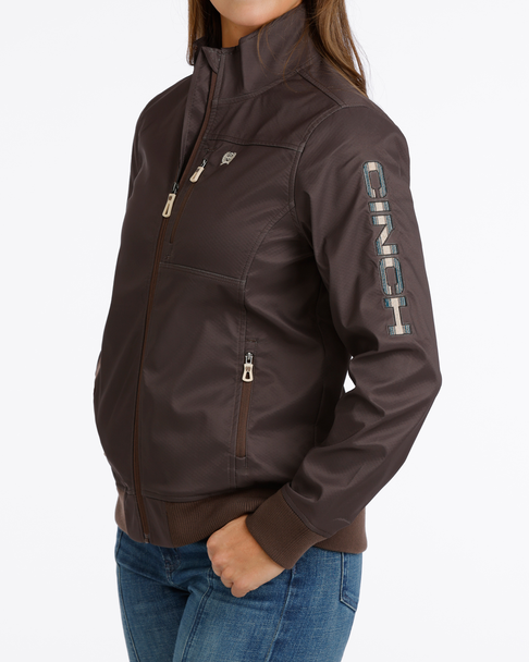 CINCH BONDED BROWN/TEAL - LADIES JACKET  - MAJ9902004