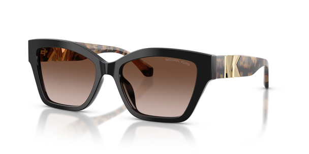 MICHAEL KORS SANTA BARBARA BLACK/BROWN - SUNGLASS MICHAEL KORS  - 2292U300513