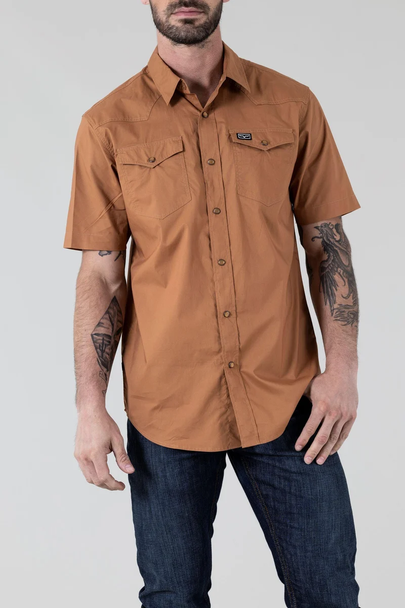 KIMES RANCH RIO WW BROWN DRESS - MENS SHIRT  - MDS0000031-BN002