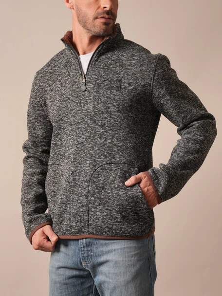 KIMES RANCH FONTANA  BLACK 1/4 ZIP - MENS JACKET  - MSW0000016-BK001