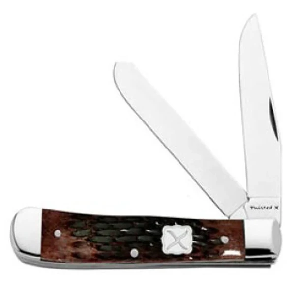 TWISTED X TRAPPER ROOT BEER 4 1/4" - ACC KNIVES  - XK4001