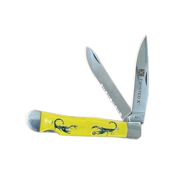 TWISTED X TRAPPER YELLOW SCORPION - ACC KNIVES  - XF1
