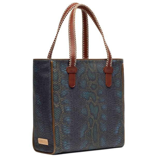 CONSUELA RATTLER EMBOSSED SNAKE PRINT - ACCESSORIES PURSES TOTE - 6142