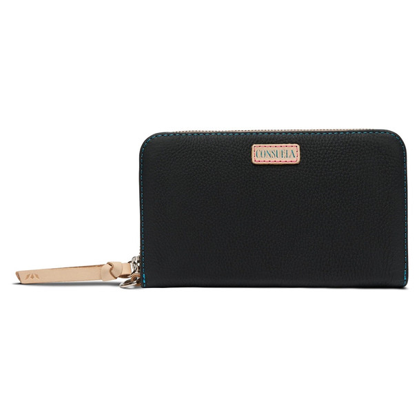 CONSUELA CYNDI ESSENTIAL BLACK PEBBLE - ACCESSORIES PURSES WALLET - ESWL5160SBLKOS